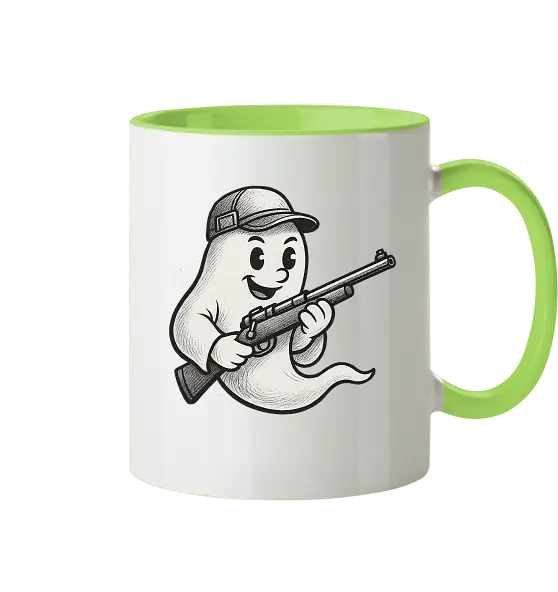 „Schützengeist" – Zweifarbige Tasse für Sportschützen – Bild 4