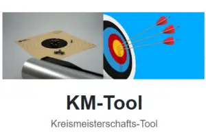 Screenshot des KM-Tools mit der Meldeübersicht für die Kreismeisterschaft